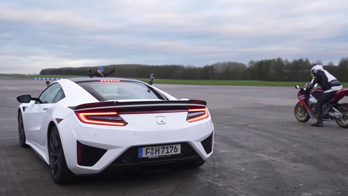 Honda CBR1000RR motorcycle and Honda Acura car